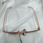 Retro Pink Horn Rimmed Sunglasses Semi Sheer Pink Frames Mod 50’s Cat Eye Photo 3