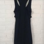 Victoria's Secret NWT Victoria’s Secret Black Ribbed Front Cut Out Knot Tank Dress Photo 9