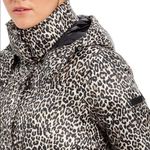 BCBGeneration Leopard-Print Hooded Puffer Coat NEW Photo 1