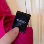 NBD  Revolve Hot Pink Satin Halter Neck Mini Bodycon Dress Size Small Photo 7