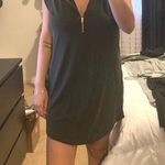 Black Quarter Zip Dress Size M Photo 0