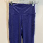 Athleta Elation Velvet Flare Pants Purple Photo 3