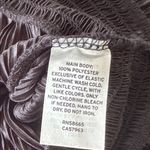 Leith  Black Smocked V-Neck Blouse size S Photo 4