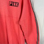 PINK - Victoria's Secret Victoria’s Secret PINK Thick Long Sleeve Hot Pink & Black Shirt Sweatshirt XS Photo 7