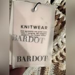 Bardot Farrah Crochet Knit Bralette Crop Top, Hook and Eye Closure, Medium NWT Photo 7