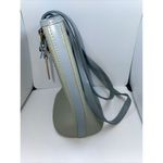 Dooney & Bourke  Blue Yellow Dots Cabrio Leather Bucket Purse‎ Shoulder Bag Photo 4