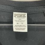 Victoria's Secret MIZZOU Pink Gold Sequin Short Sleeved Black V-neck Shirt Sz XS Photo 3