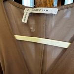 Derek Lam 10 Crosby nude with slight gold shimmer mini dress sz 2 Photo 2