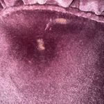 Kate Spade  Velvet Purple Clutch, Makeup‎ Bag Ruffles 10x7” I Photo 6