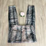 L'Agence  Margot Snakeprint Shiny Skinny Jeans Photo 4