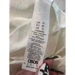 ASOS  design pants drawstring waist and ankles size 6 women’s white Photo 5