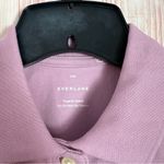 Everlane  The Oversized Polo Top Short Sleeve XXS Purple Lilac NWT Photo 4