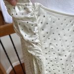 We Wore What White Asymmetrical Crystal Embellished Sundress with Tie back Photo 6