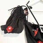 NWT Starlow Senorita Floral‎ Dress in Black Red Dainty Milkmaid Edgy New Size XS Photo 4