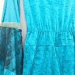 Charades Renaissance Queen Costume Blue Velvet Gown and Headpiece NEW IN PACKAGE Size XS Photo 6