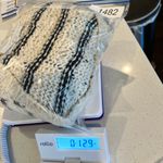 IRO  Odessa Striped Black Loose White Sweater size medium Photo 15