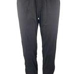 Athleta Women's Black Elastic Waist Ankle Zip Tapered Activewear Sweatpants Sz 4 Photo 0