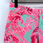 Lilly Pulitzer The Chipper Short Flamingo Floral Print Size 0 Preppy Resort Golf Photo 2
