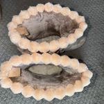 These Three Boutique Nude/tan/cream color platform Fur boot Photo 6
