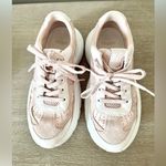 Maje  Faster Leather and Suede Trainers in Light Pink - Size 39 Photo 2