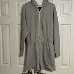 Rails  Nicola Hooded Sweatsuit Romper in Heather Gray Photo 2