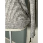 No Boundaries  Juniors Gray Ribbed Soft Hoodie, Medium Photo 2