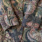 Christian LaCroix Vintage paisley tapestry blazer with rhinestone buttons Sz 10 Photo 5