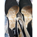 Fly London  women shoes black suede platform wedge size 42 11 11.5 sandal Photo 1