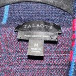 Talbots Navy and Red Plaid Long Cardigan Medium Photo 7