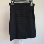 Guess  sz‎ XS Black Textured Bodycon Mini Skirt Photo 5