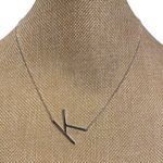 Stainless Steel Initial “K” Necklace Photo 1