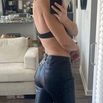 Banana Republic Black Leather Pants Photo 2