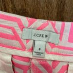 J.Crew pink neon geometric chino short size 6 Pink Photo 6