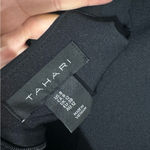 Tahari NWT  Black Sleeveless Dress Square Neck With Pockets Size 8‎ Photo 6