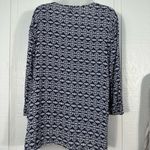 Como vintage Come Vintage  Blue Flower Floral 3/4 Sleeve Henley Scoop Neck Top Size XL NWT Photo 7