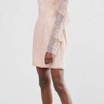 Revolve/ KEEPSAKE Wide Awake Long Sleeve Mini Dress In Blush Size XS Photo 2