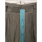 Torrid Wide Leg Olive Green Pants Size 1 Elastic Waist High Rise Pockets Photo 1