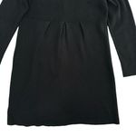 Eileen Fisher Silk Cotton Interlock Long Cardigan Jacket Black Size Medium Photo 7