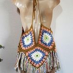 Free People Summer Love Crochet Halter Top Size M/L can wear 2 different ways Photo 8