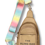 Small Sling Bag Crossbody Backpack Over the Shoulder Bag Travel Vacation A Photo 0