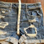 American Eagle Super Hi-Rise Shortie Jean Shorts 4 Photo 3