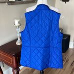 kim rogers Royal Blue Quilted Jacket Vest Photo 2
