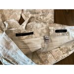 Cache Floral Lace Jacquard Print Skinny Jeans Gold/Off White lowrise Pants 2 Photo 8