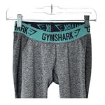 Gymshark Flex High Waisted Leggings Grey Booty Sculpt Blue Waistband Sz Small Photo 6