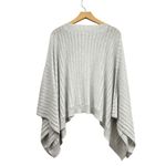 Lululemon Forward Flow Poncho Light Gray Cotton/Silk Blend One Size Size undefined Photo 3