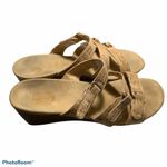 Vionic  Radia Gold Cork Wedge Comfort Sandals Women's‎ Size 7 Photo 3