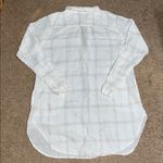 CP Shades Teton Linen Tunic Dress Patch Pockets Long Sleeve V Neckline White S Photo 6