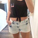 Pretty Rebel  Large LA USA Flag front tie tank Photo 0