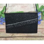 La Regale Vintage Evening Bag Black Rhinestone Beaded Clutch Purse Prom Formal Photo 5