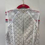 Ladkah White Lace Mini Dress High Neck Sleeveless Cottagecore Bridal Chic SZ S Photo 6